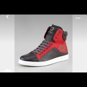 Salvatore Ferragamo Stephen Two-Tone Sneaker